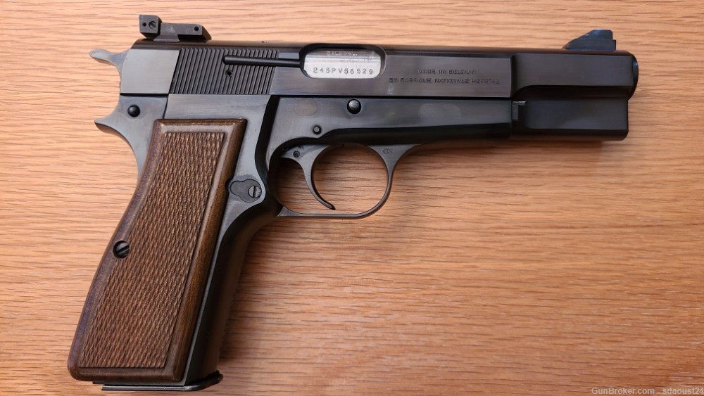 1985 Browning Hi-Power 9mm w/ 4 Mags-img-1