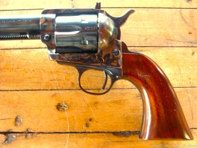 18" Barrel 1873 SAA Colt 45 Italian Color Case Adj. Sight Unfired No Res-img-9