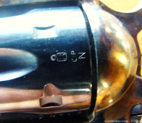 18" Barrel 1873 SAA Colt 45 Italian Color Case Adj. Sight Unfired No Res-img-12