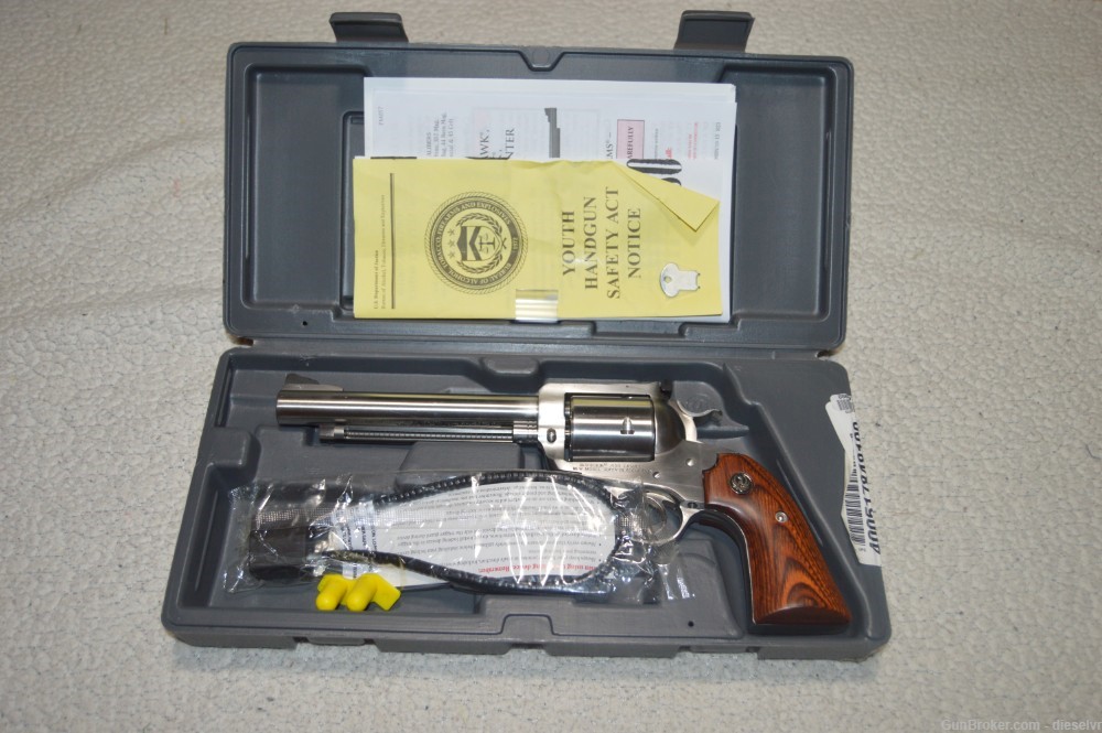 In Box Nice Ruger Bisley 6.5" 454 Casull Stainless -img-0