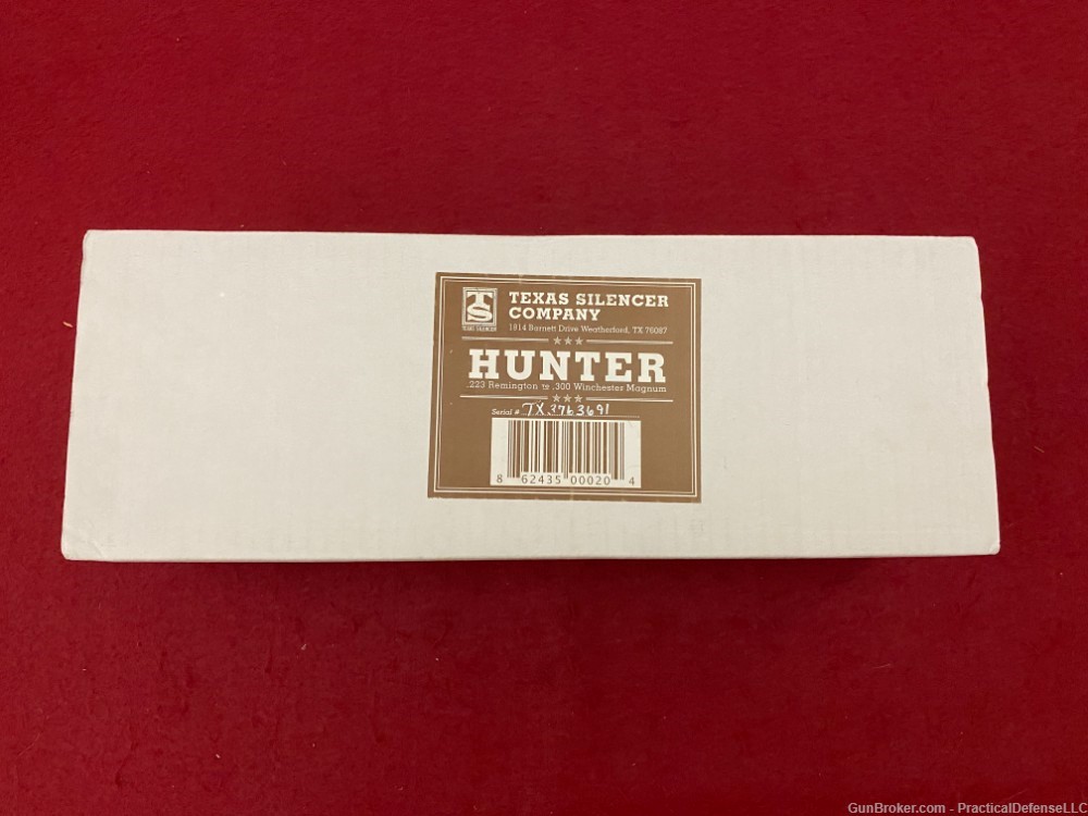 New Texas Silencer Hunter 300 mag Direct Thread 5/8x24 Silencer, wooden box-img-33