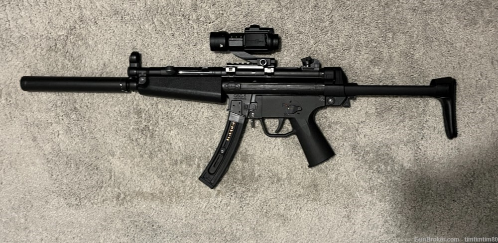 GSG-5 with Collapsing stock and Red Dot -img-1