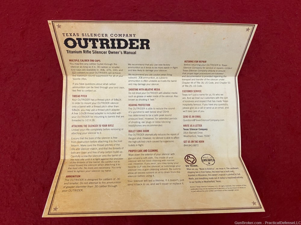 New Texas Silencer Outrider 300 mag Direct Thread 5/8x24 Silencer Titanium-img-23