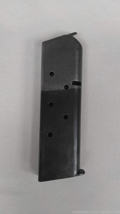 Early Colt 1911 Two Tone Magazine Pinned Base Unmarked 45 ACP 7 Rd WWI WW2-img-3
