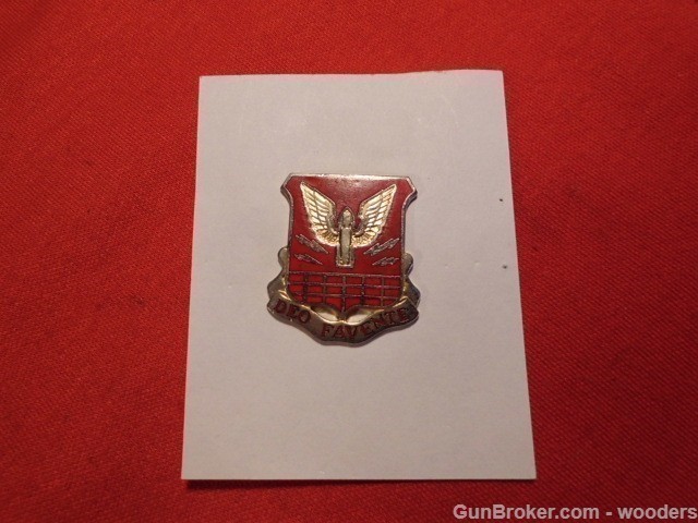 238th Cavalry Regiment DUI Badge Indiana Deo Favente US Army-img-0