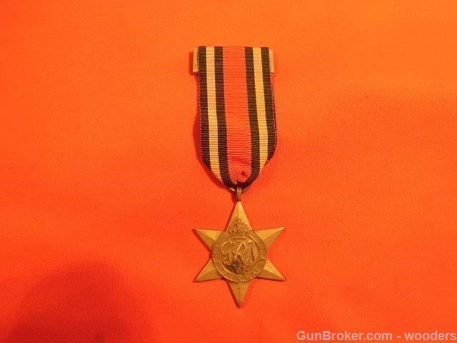 The Burma Star WW2 British Medal with Ribbon Pin United Kingdom Pacific-img-1