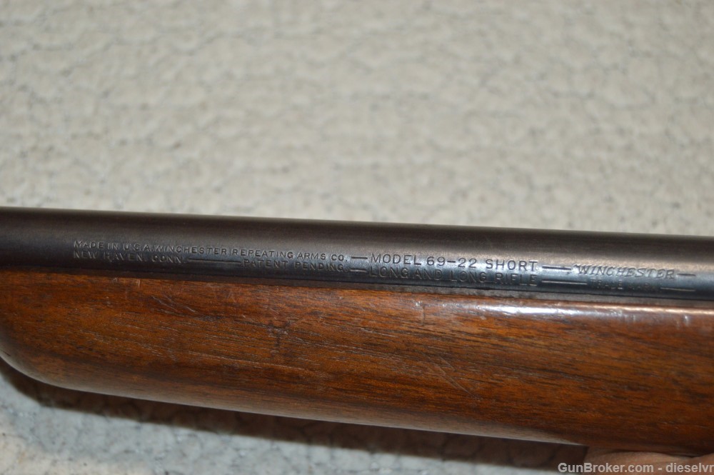 Winchester Model 69 Target/Sporter 22 Short Long L.R. 25" GREAT Bore -img-14