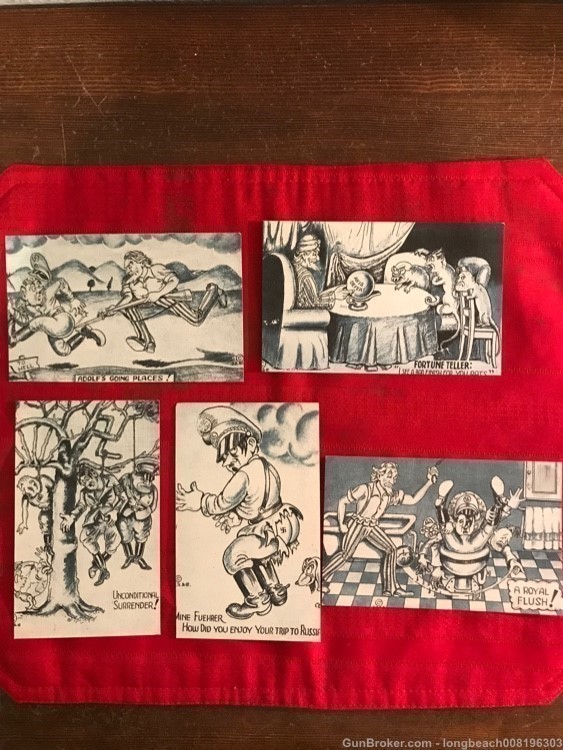 1943 US Postcard set (WW2 German, Japanese, Russian, Civil War)-img-0