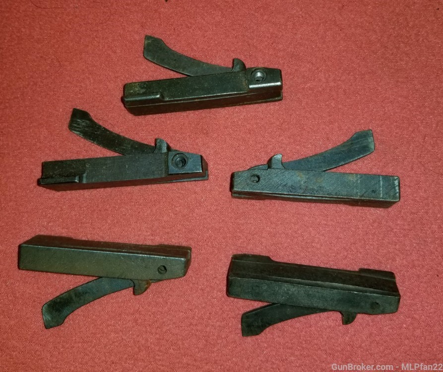Lot of 5 Japanese type 99 ejecotr boxes with ejectors Arisaka part -img-0