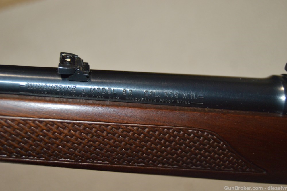 SUPER NICE All Original Winchester Model 88 308 Winchester w/Redfield Base-img-11