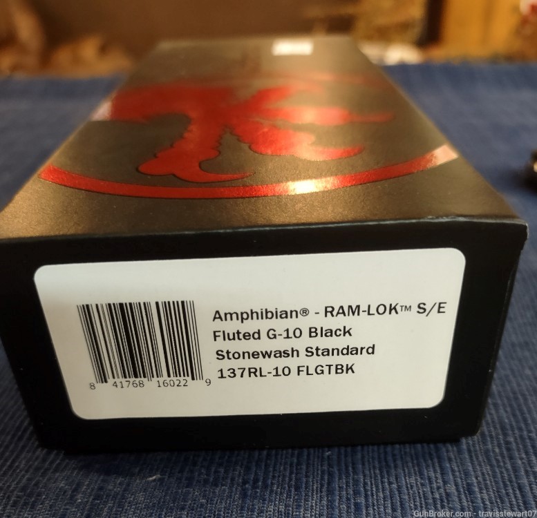 Microtech Amphibian RAM-LOK Fluted G-10.   137RL-10-img-2
