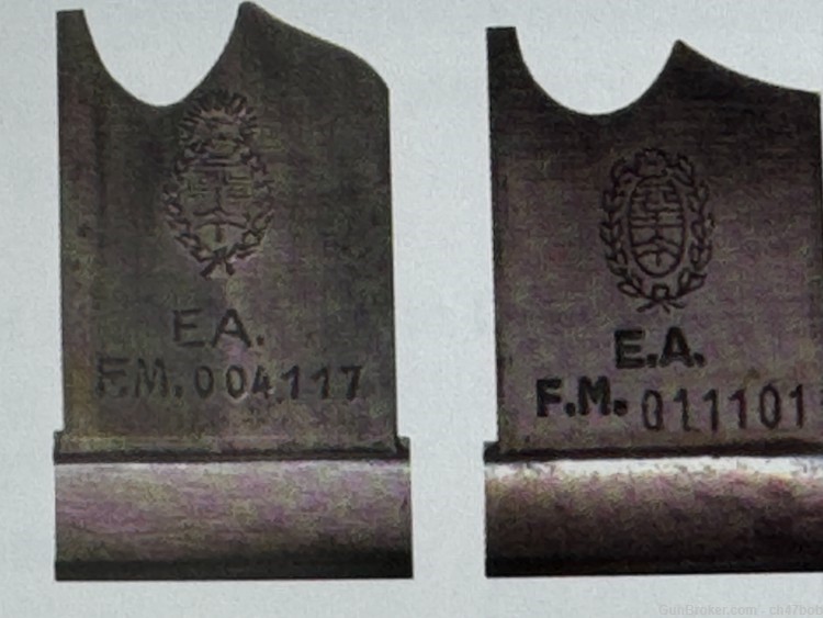 ARGENTINE 1909 47  DGFM FMAP EA EJERCITO BAYONET MATCHING EARLY 5000   -img-9