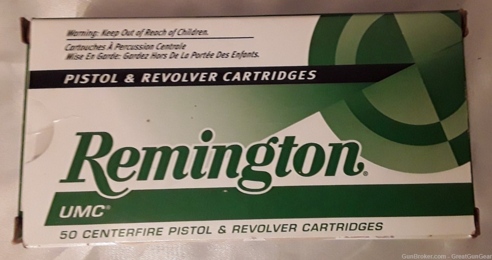 Remington UMC 380 Automatic 95 Grain MC Total 30 Centerfire Cartridges-img-1