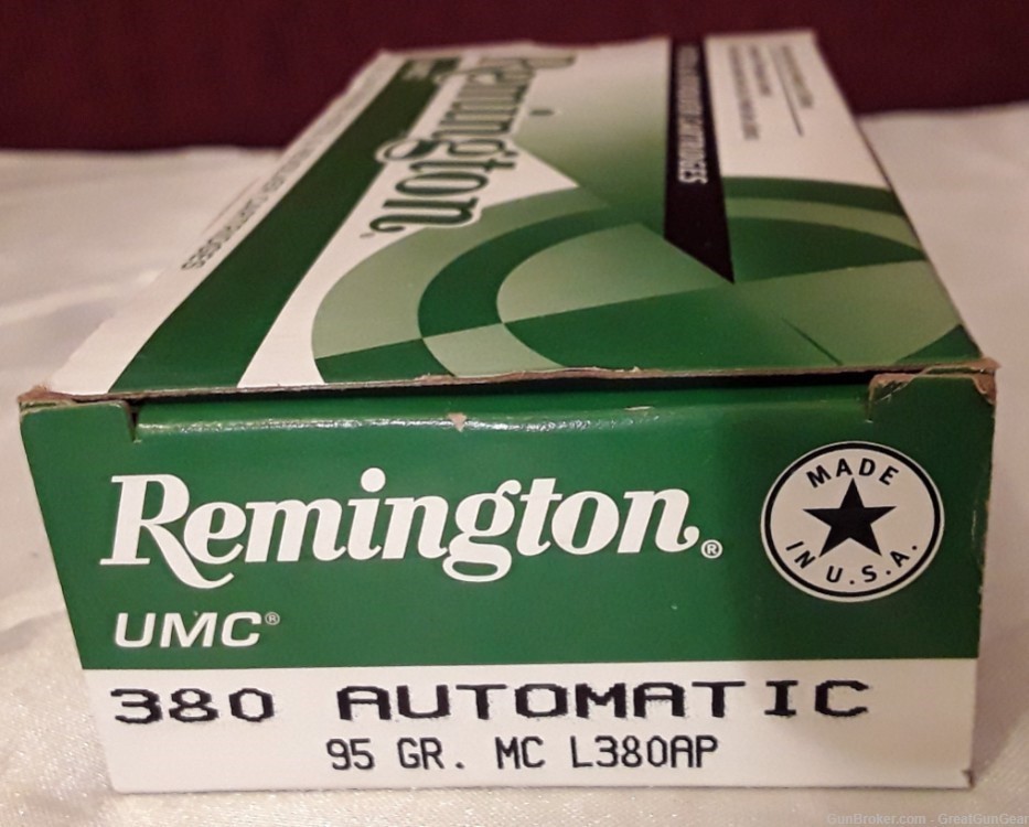 Remington UMC 380 Automatic 95 Grain MC Total 30 Centerfire Cartridges-img-0