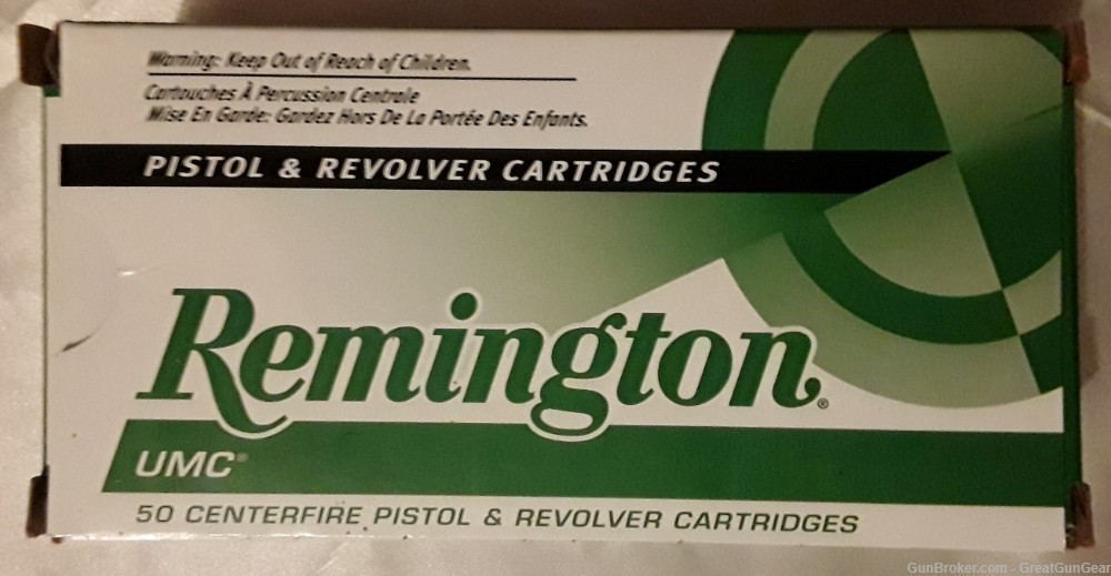 Remington UMC 380 Automatic 95 Grain MC Total 50 Centerfire Cartridges-img-1