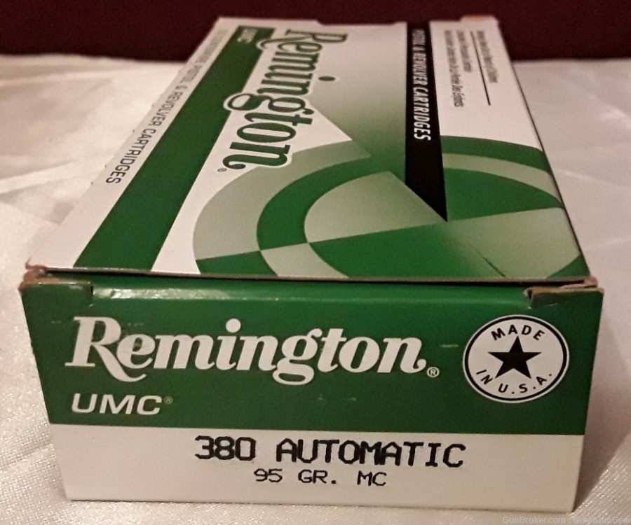 Remington UMC 380 Automatic 95 Grain MC Total 50 Centerfire Cartridges-img-0