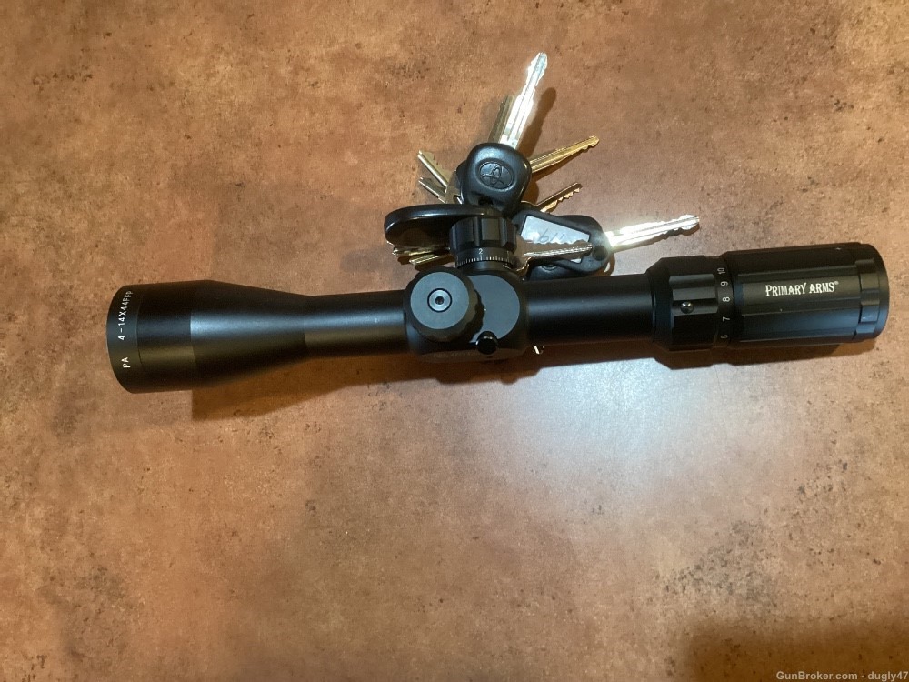 Primary Arms 4-14 x44 rifle scope 30mm, Excellent! PENNY $.01 Start-img-0