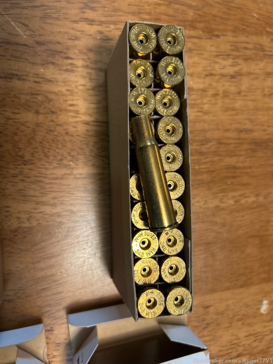 348 Winchester brass w-w-super 40 pieces New -img-2