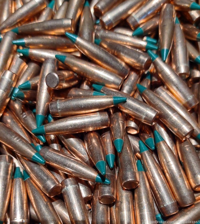 6.5 Creedmoor .264 105 gr Sierra Blitzking Poly Tip Pulled Bullets 100ct-img-0