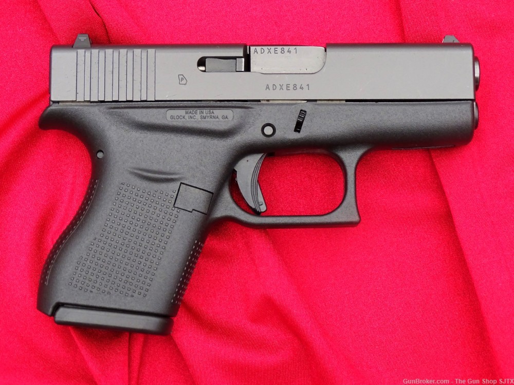 Glock Model G43 43 9mm Black Pistol -img-1