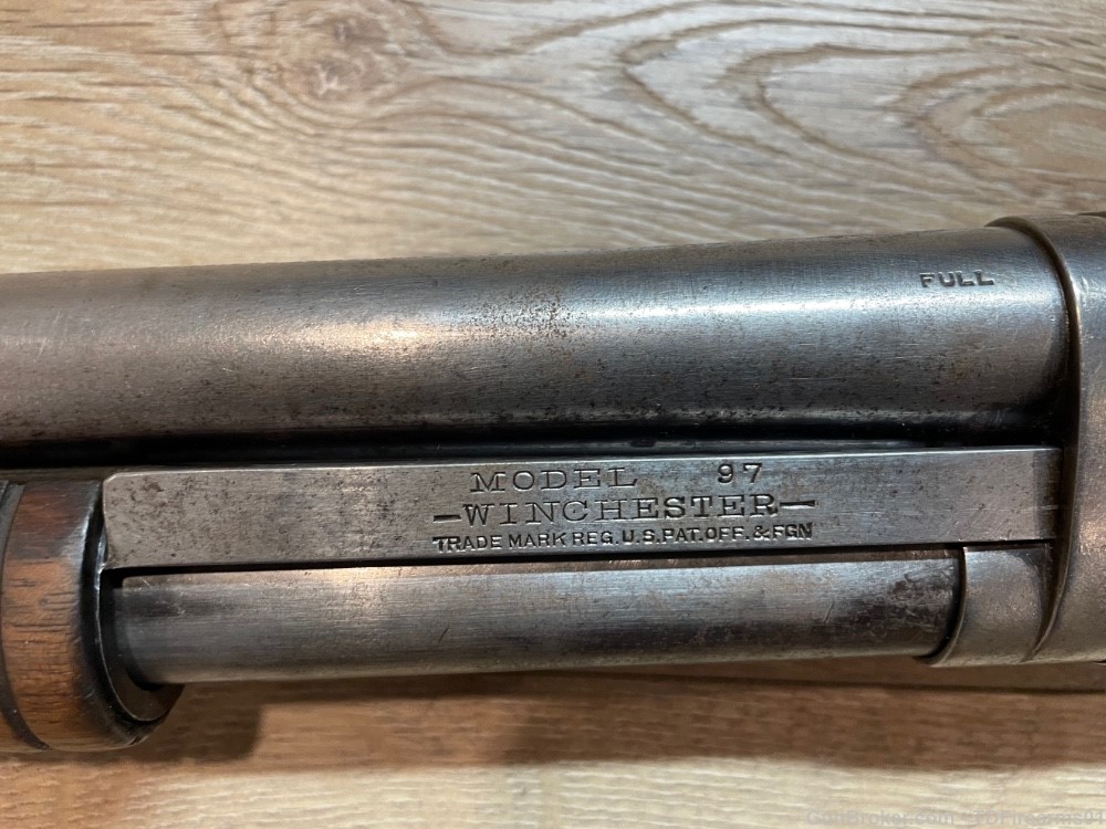 winchester 1897 16 gauge model 97 exposed hammer shotgun c&r-img-12