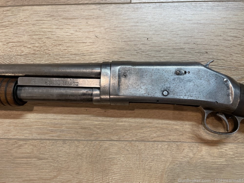 winchester 1897 16 gauge model 97 exposed hammer shotgun c&r-img-9