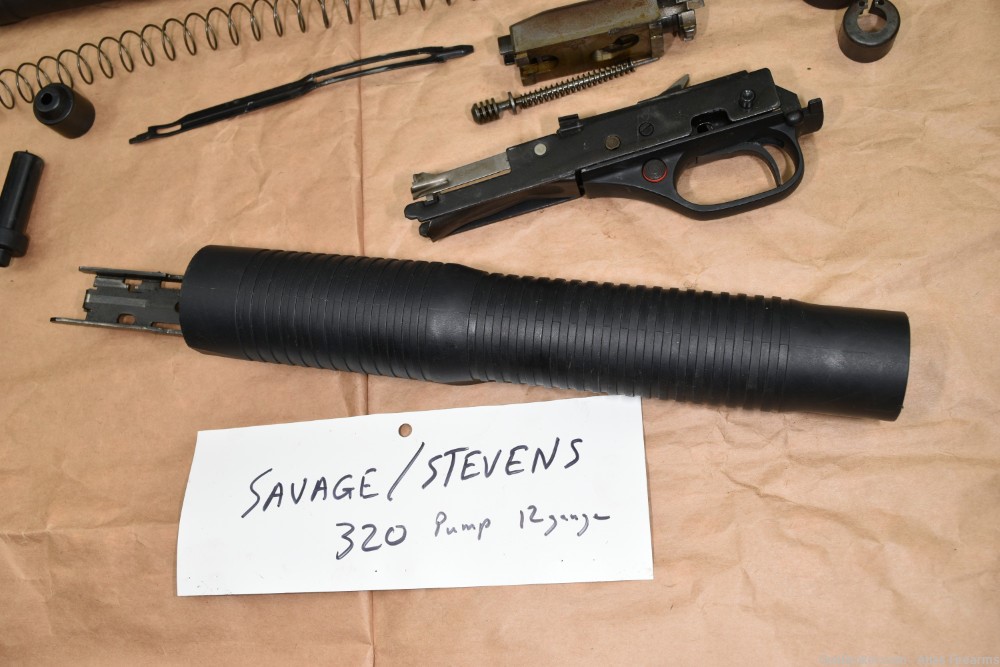 Savage / Stevens 320 12ga Barrel, Slide Assembly, Bolt, Trigger Group-img-12