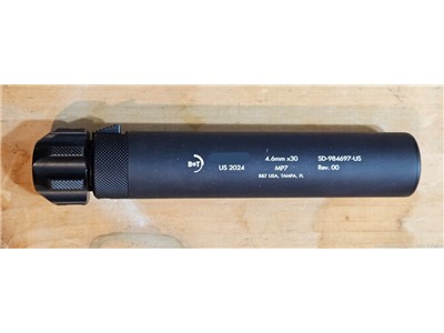 B&T H&K MP7 QD Suppressor - 4.6mm - OEM Silencer for TP7 MP7, MP7A1 & MP7A2