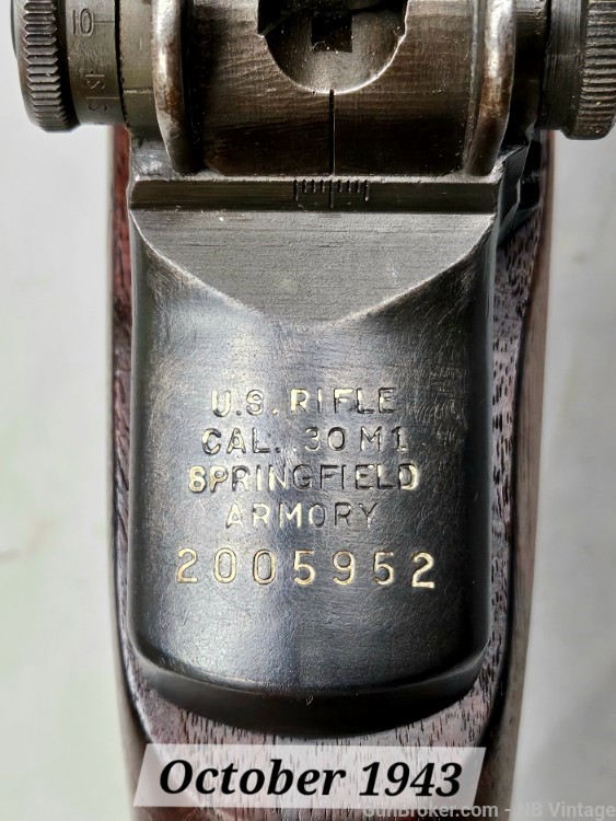 M1 Garand WWII M1-Garand CMP Service Grade Garand M1 1943 ORIGINAL BARREL!-img-1