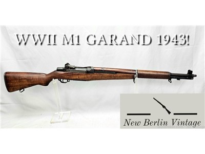 M1 Garand WWII M1-Garand CMP Service Grade Garand M1 1943 ORIGINAL BARREL!
