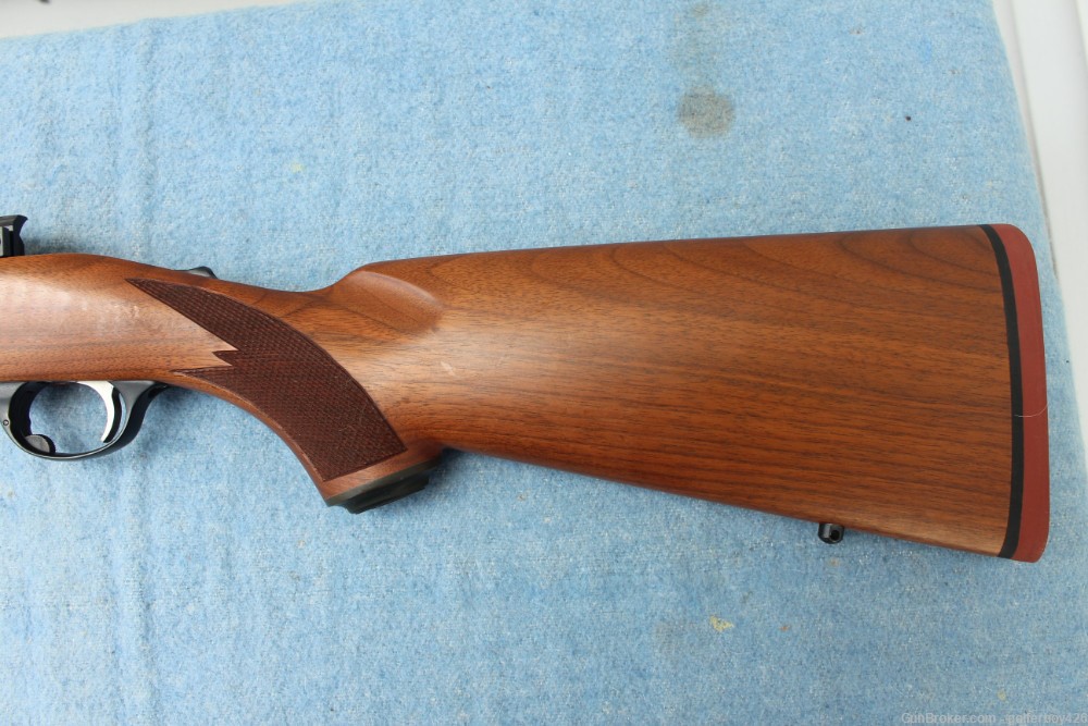 REDUCED Very Scarce NIB Ruger tang safe 77 CARBINE w/ sights 358 Winchester-img-6