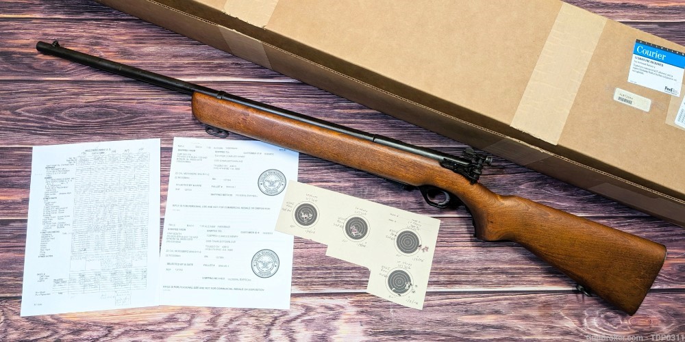 Mossberg Model 44 M44 USGI smallbore rifle CMP IN BOX PENNY START-img-0