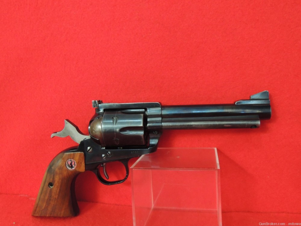 Early Ruger Blackhawk Flattop 3 Screw .44 Magnum 4 digit Serial # 1957 C&R-img-0