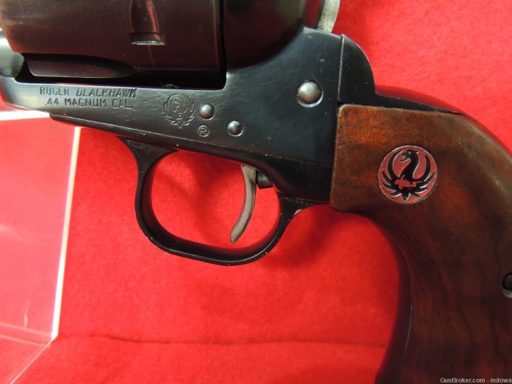 Early Ruger Blackhawk Flattop 3 Screw .44 Magnum 4 digit Serial # 1957 C&R-img-7