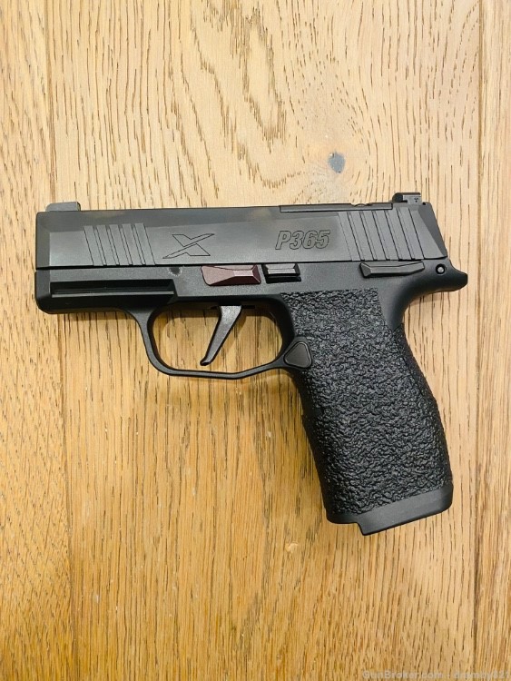 Sig P365X with Talon Grip and Tulster OWB holster-img-0