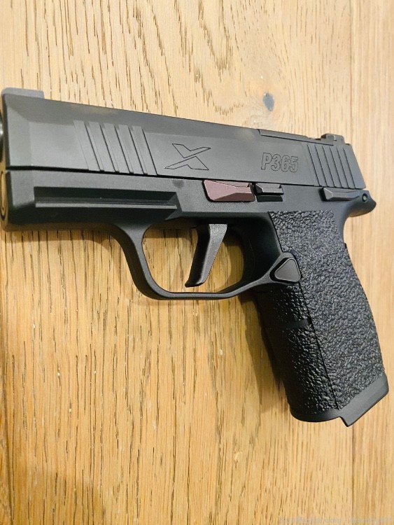 Sig P365X with Talon Grip and Tulster OWB holster-img-2