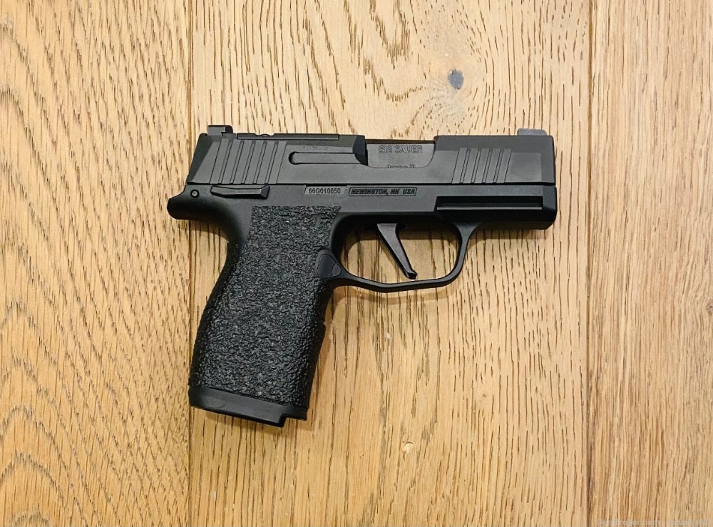 Sig P365X with Talon Grip and Tulster OWB holster-img-1
