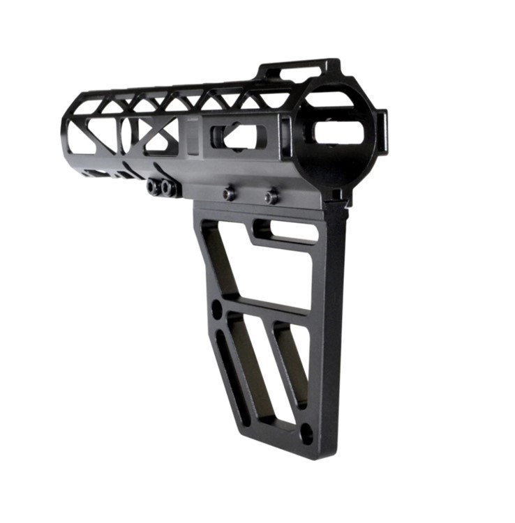Skeletonized AR15 Pistol Brace Stabilizer Black Free Fast Shipping-img-2