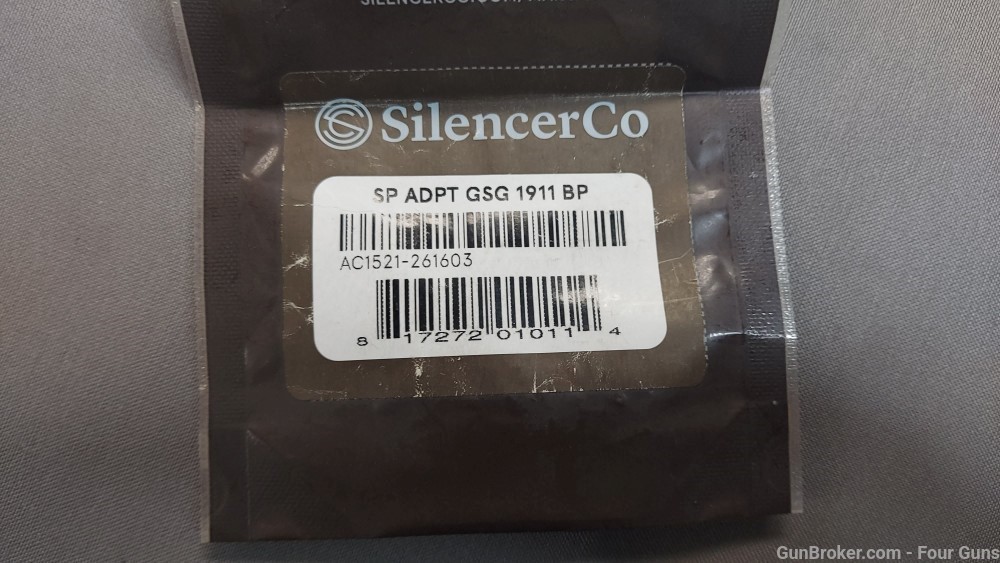 SilencerCo ATI GSG .22 LR 1911Suppressor Adapter AC1521-261603-img-1