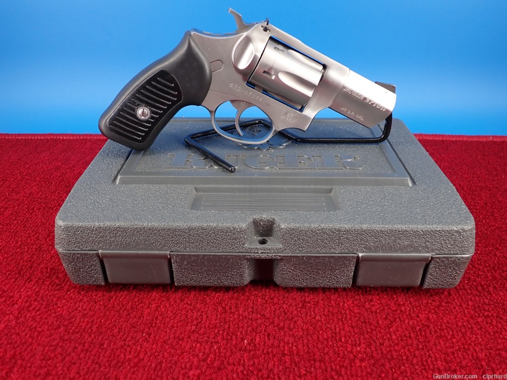 Very Rare Ruger SP101 22 LR 2" Snub Nose Stainless Mfg 2002-img-0