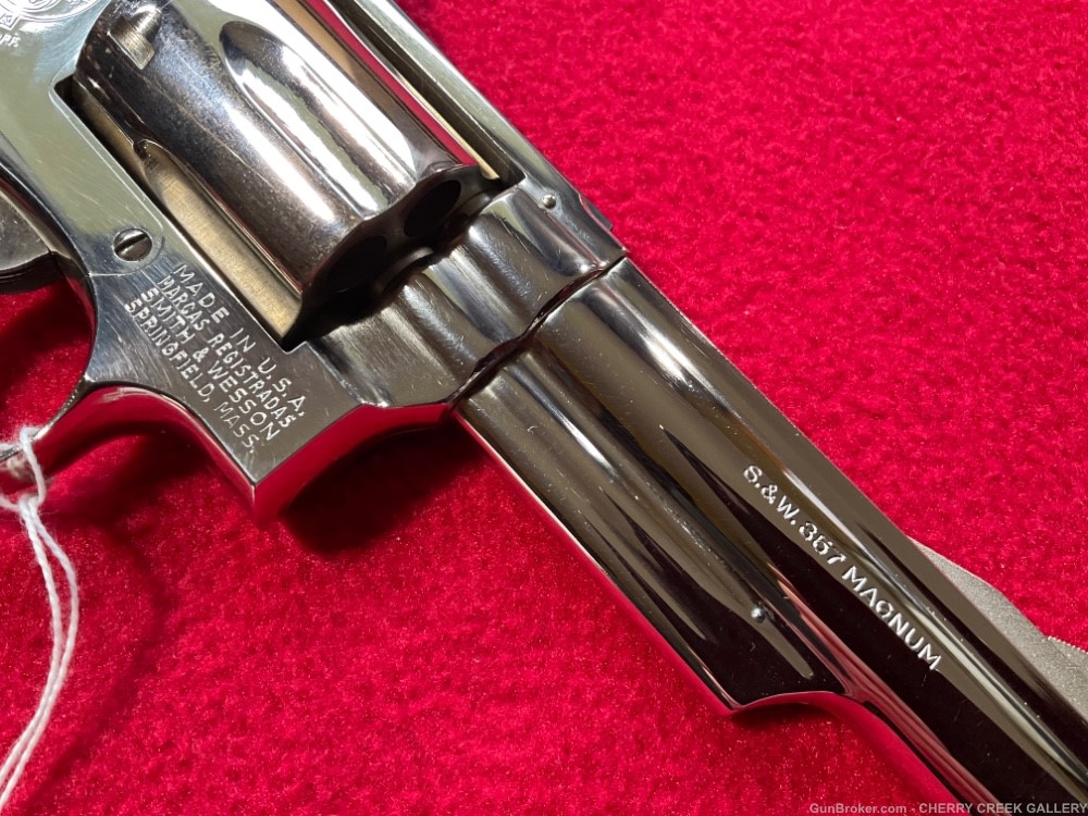 Vintage Smith & Wesson 19 combat revolver 357mag pistol box 357 S&W magnum -img-8
