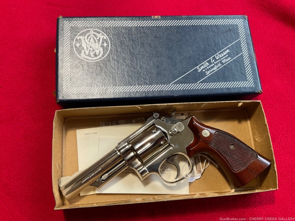 Vintage Smith & Wesson 19 combat revolver 357mag pistol box 357 S&W magnum -img-28