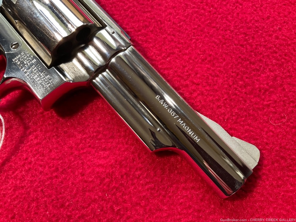 Vintage Smith & Wesson 19 combat revolver 357mag pistol box 357 S&W magnum -img-7