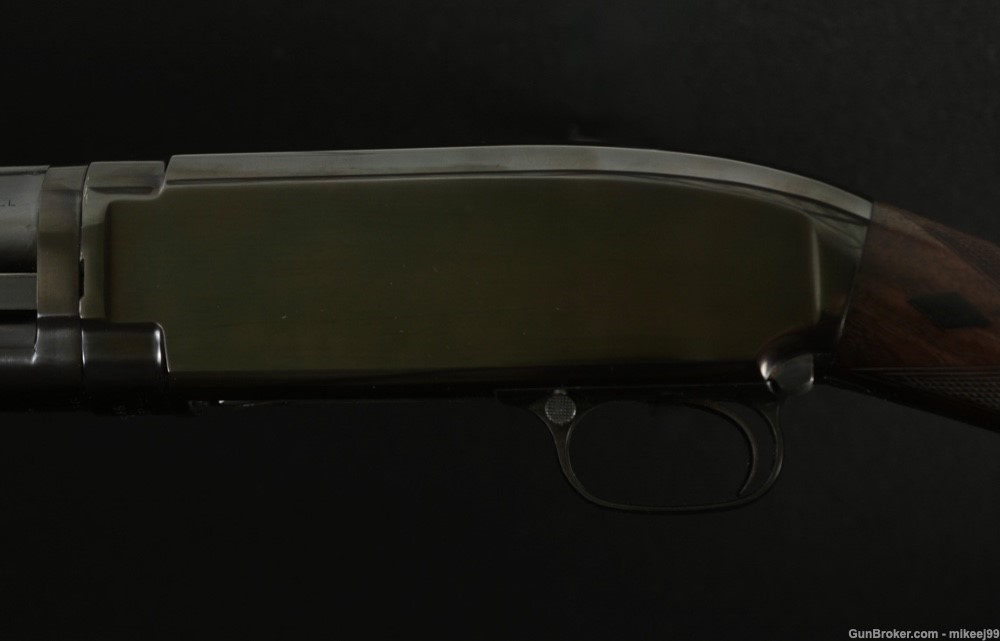 Winchester Model 12 Black Diamond Trap solid rib 12 gauge -img-6