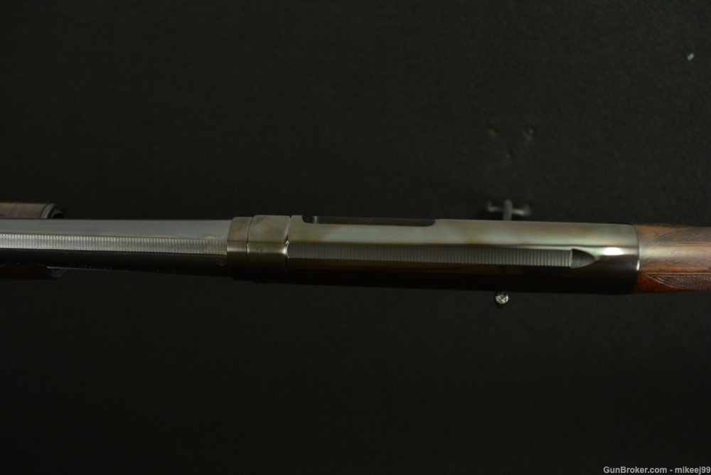 Winchester Model 12 Black Diamond Trap solid rib 12 gauge -img-11
