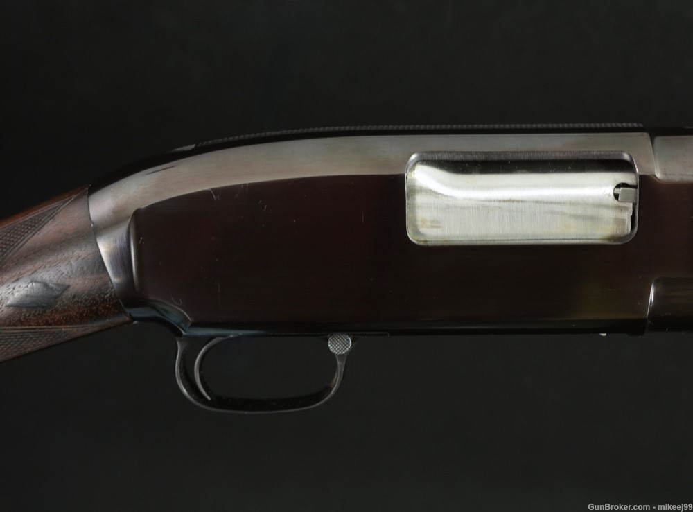 Winchester Model 12 Black Diamond Trap solid rib 12 gauge -img-18