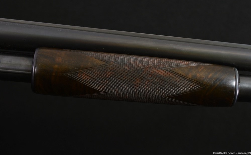Winchester Model 12 Black Diamond Trap solid rib 12 gauge -img-21