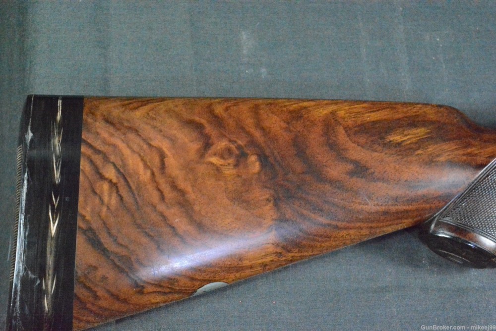 Harrison & Hussey Best Boxlock ejector 12 bore very fancy 3" heavy game gun-img-17