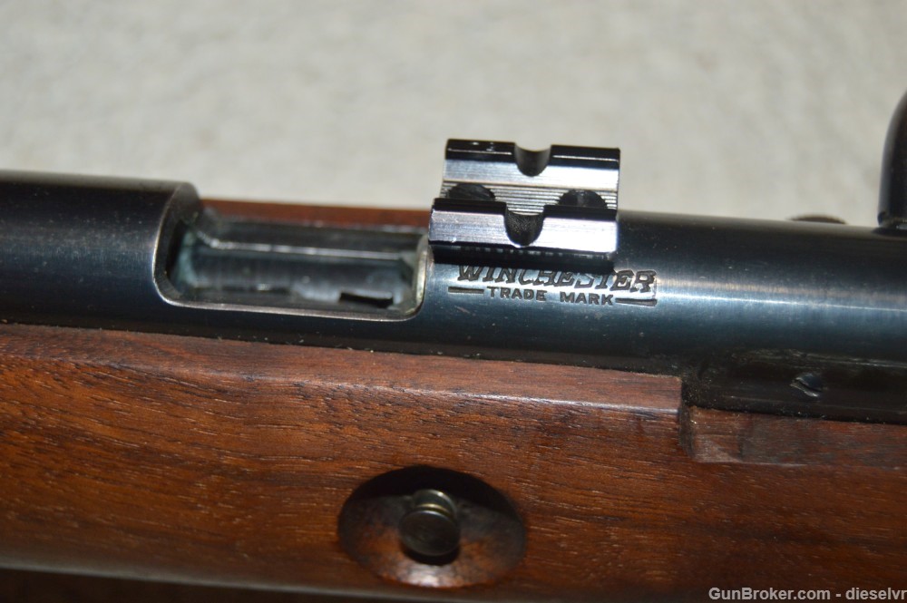 VERY GOOD WInchester 75 Target 22 LR Globe Front Sight Weaver Bases -img-12
