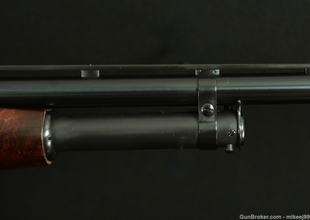 Winchester Model 12 Black Diamond trap 2 pin milled rib 12 gauge-img-21